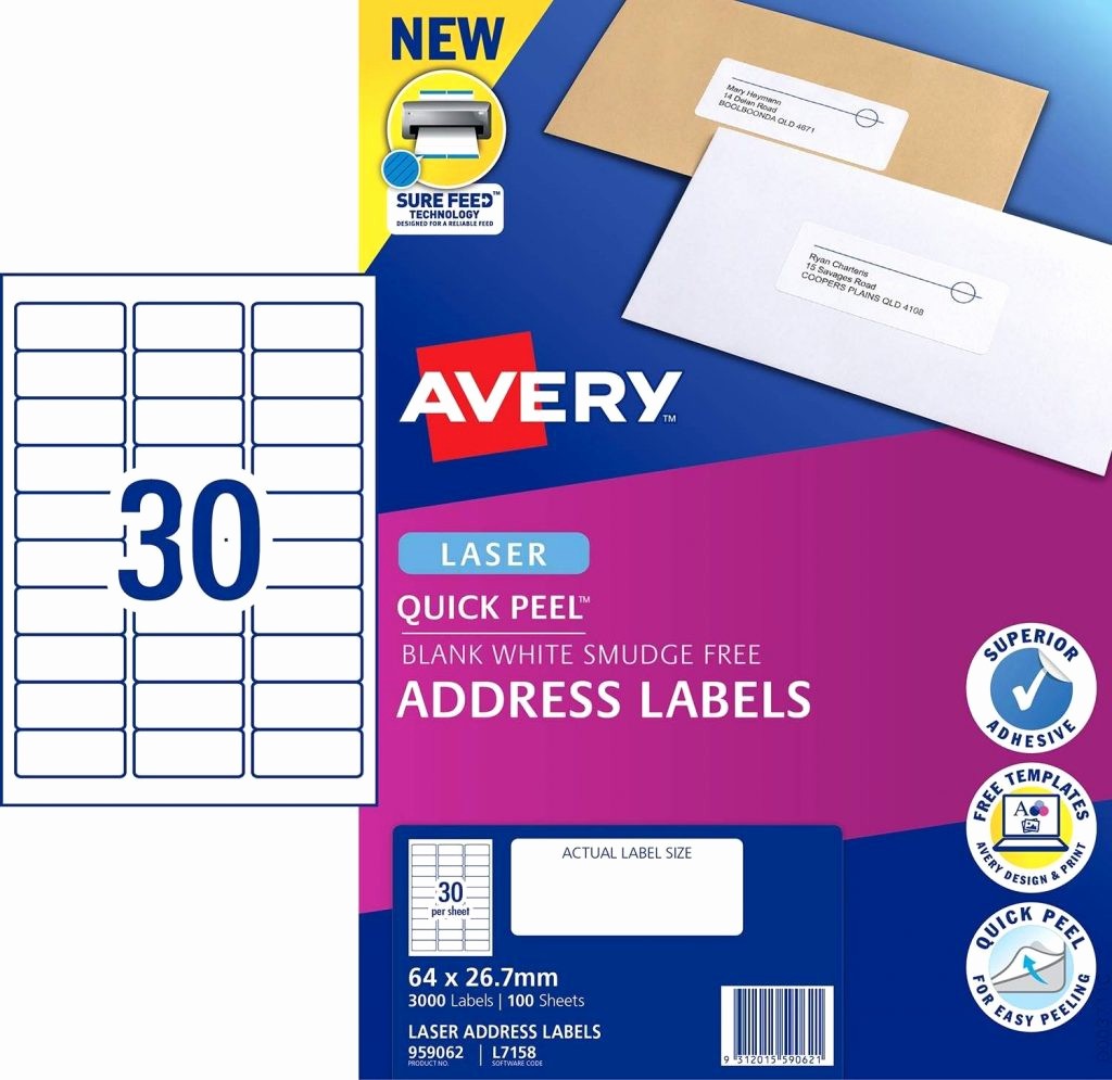 free templates for 30 labels per sheet